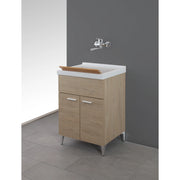 LAVATOIO STELLA 60X50XH82CM ROVERE DOLOMITE.