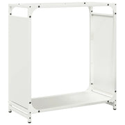 Rastrelliera per Legna da Ardere Bianca 60x28x65 cm CFW5914437