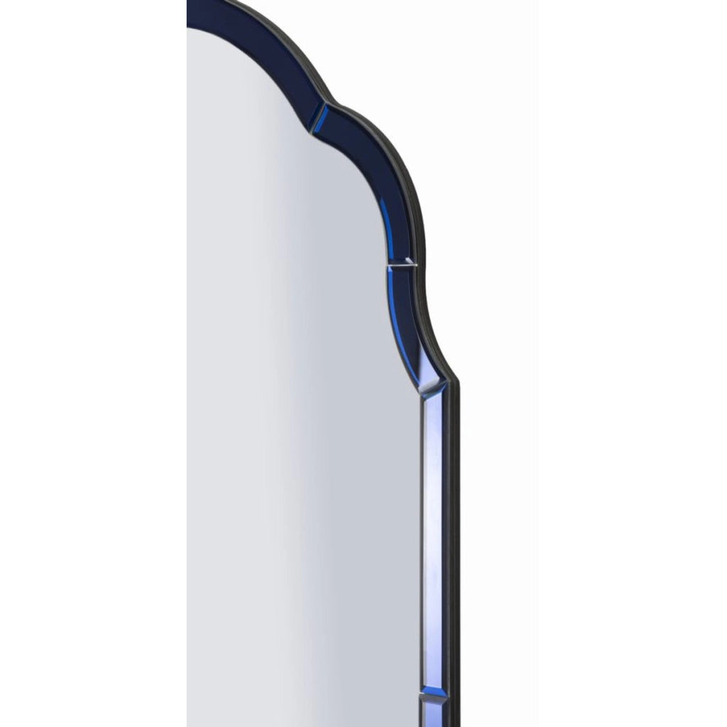 Specchio con Cornice Classico 3, Blu, MDF, 100x62x1 cm