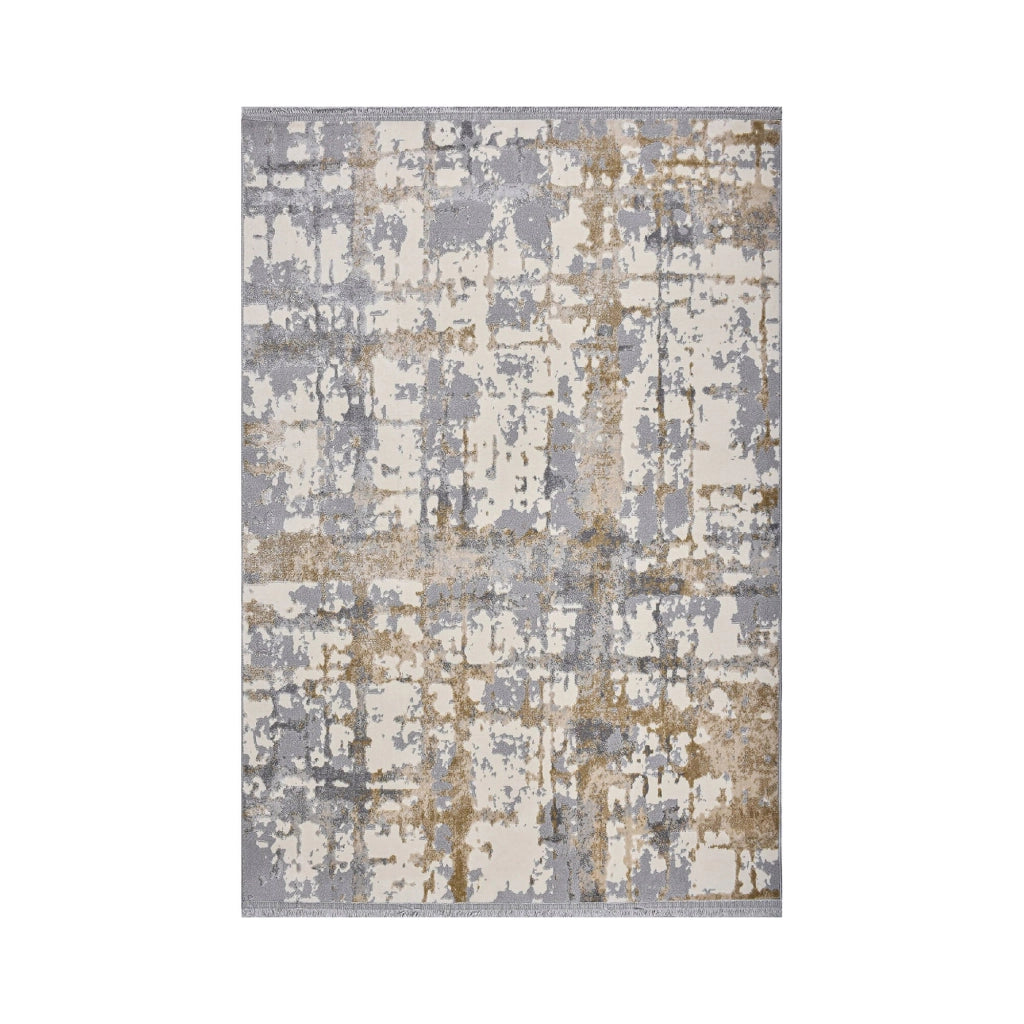 Delaware, Tappeto Materiale Struttura in Plastica, 200x120 cm Grigio