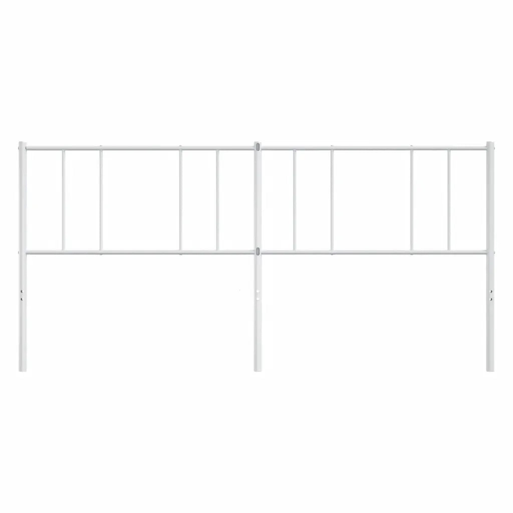 Testiera di Ricambio in Metallo Bianco 193 cm 352566