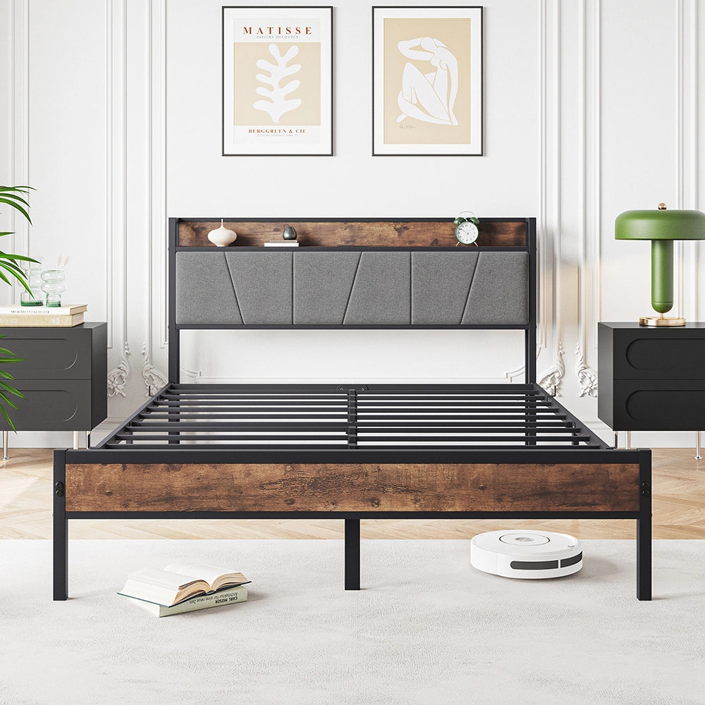 Letto intelligente - Xylo - 140x200 cm LED USB