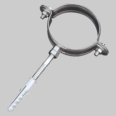 COLLARE FERMATUBO - Ø 90 - Per tubo pluviale - 2 pezzi - MADE IN ITALY