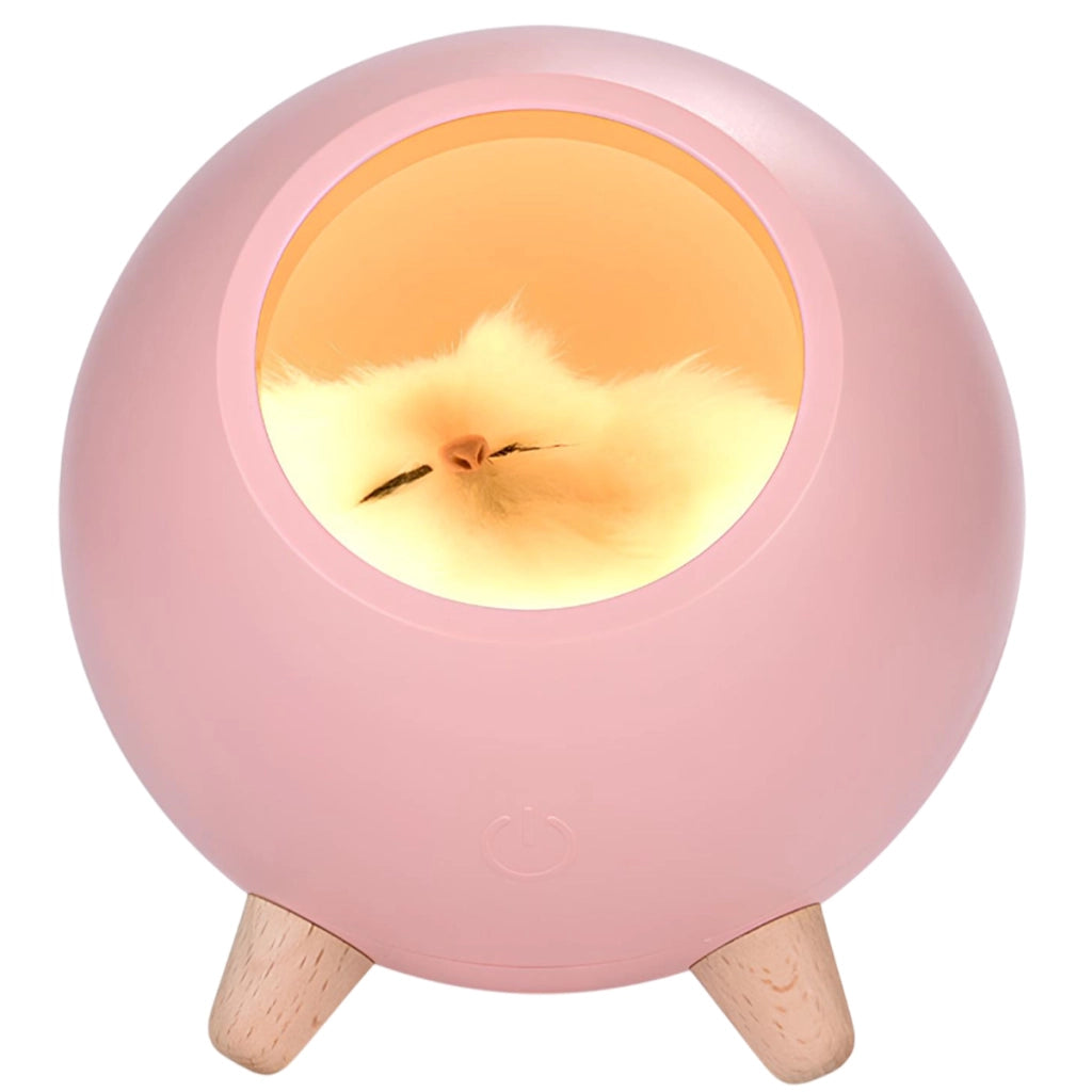 Luce notturna per bambini modello Sleepy Cat Rosa TechKidz