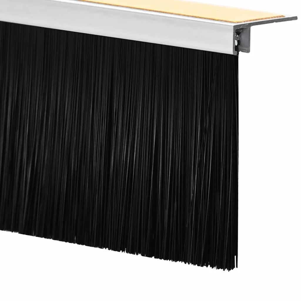 Spazzole per porte autoadesive 6 pcs Bianco 100 cm 42019527
