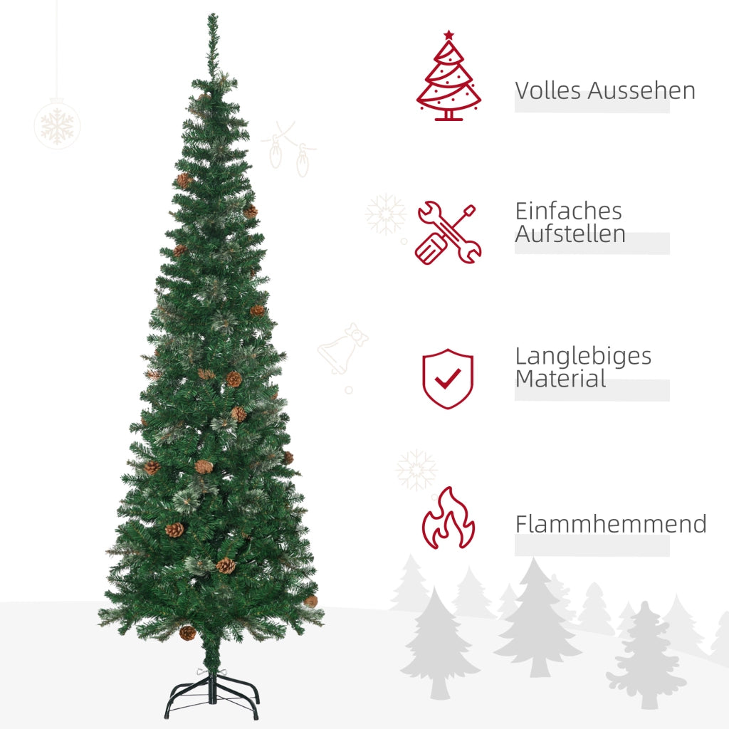 Albero di Natale Artificiale ¨C Minimal ¨C Verde 54x195 cm