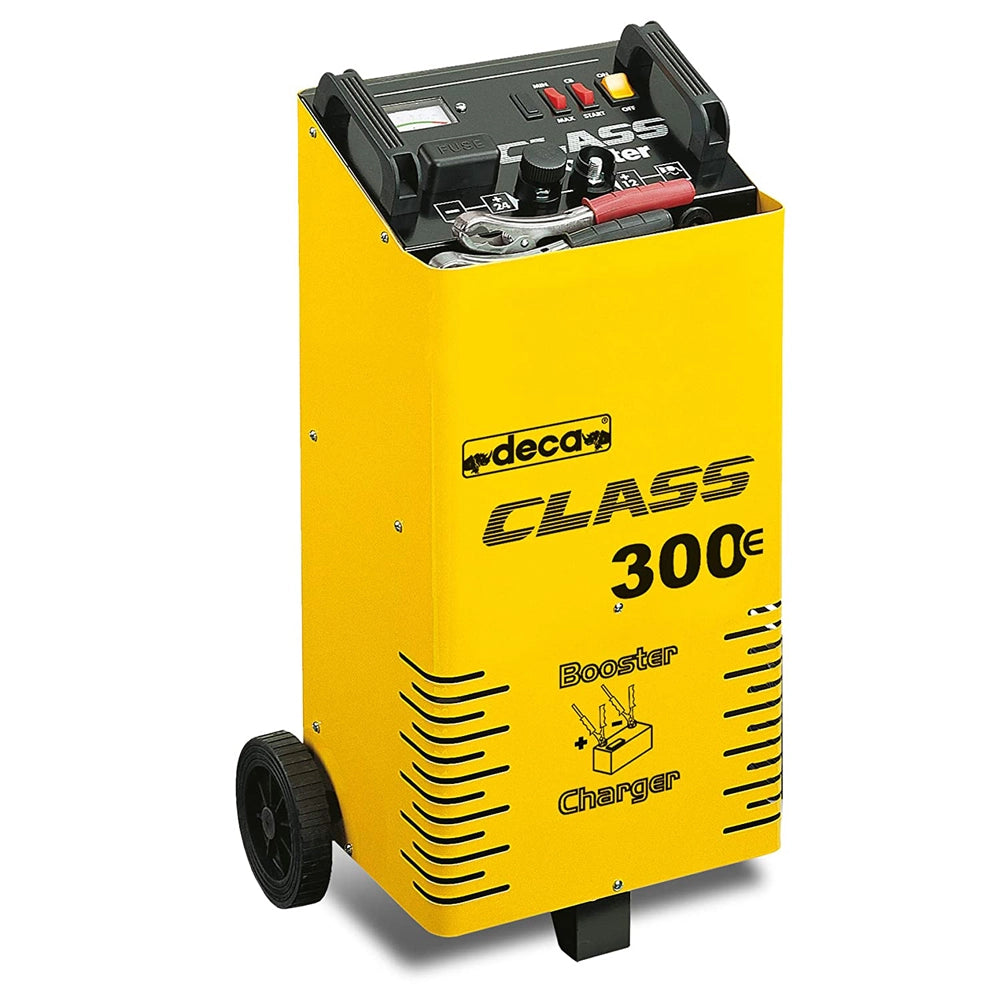 CARICABATTERIE AVVIATORE AUTO MOTO CARRELLATO CLASS BOOSTER 300E DECA