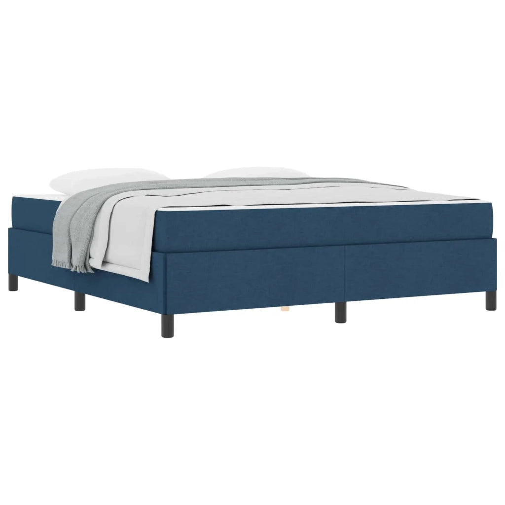 Letto a molle Blu 180 x 200 cm Tessuto 3398884