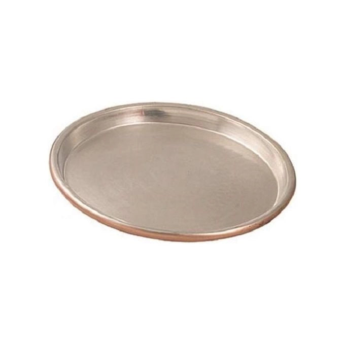 Teglie Rame Stagnato Pesanti Tonde Bordo cm. 3 Diametro cm. 60