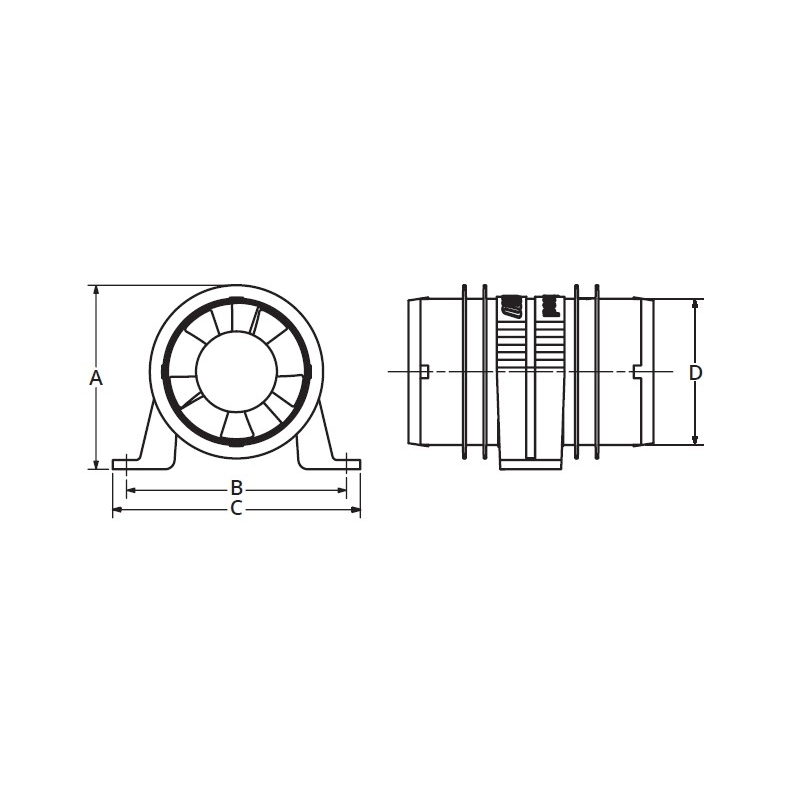 BLOWERS TURBO 3000 WATER RESIST 3"