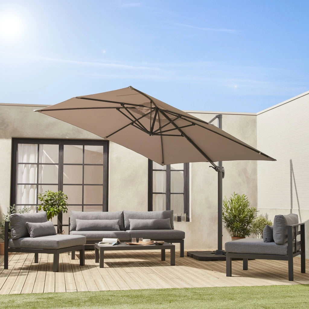 Telo per ombrellone falgos 3x3m, beige