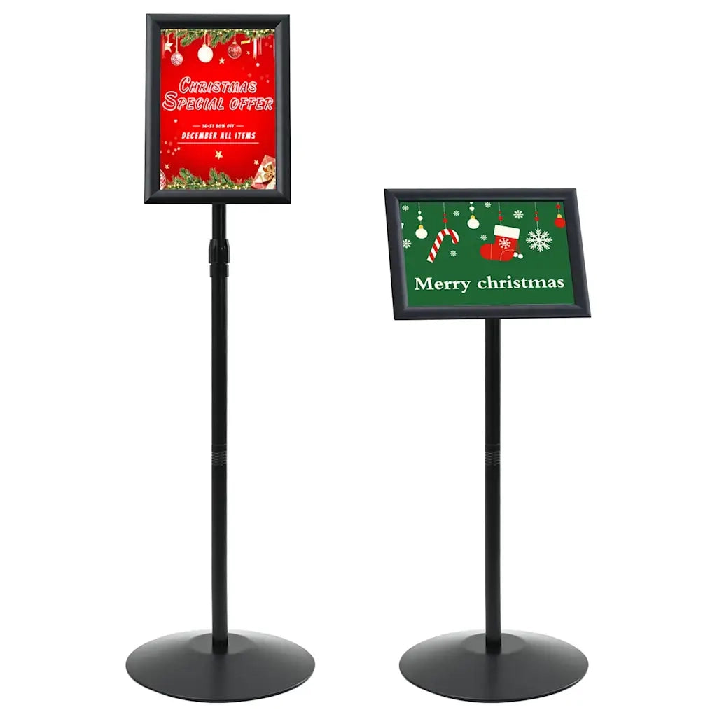 Supporto Poster a Piedistallo Argento a4 PVC e Acciaio CFW5986030
