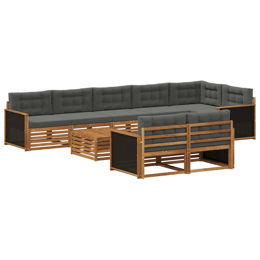 Set di divani da esterno con cuscino 9 pcs 3383525