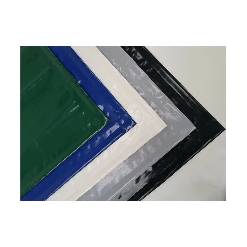 Telo PVC IGNIFUGO Impermeabile Verde | Telone Solo Rinforzato Sui Lati 650g/mq | Copertura Esterna | 3x4m | Resistente Multiuso