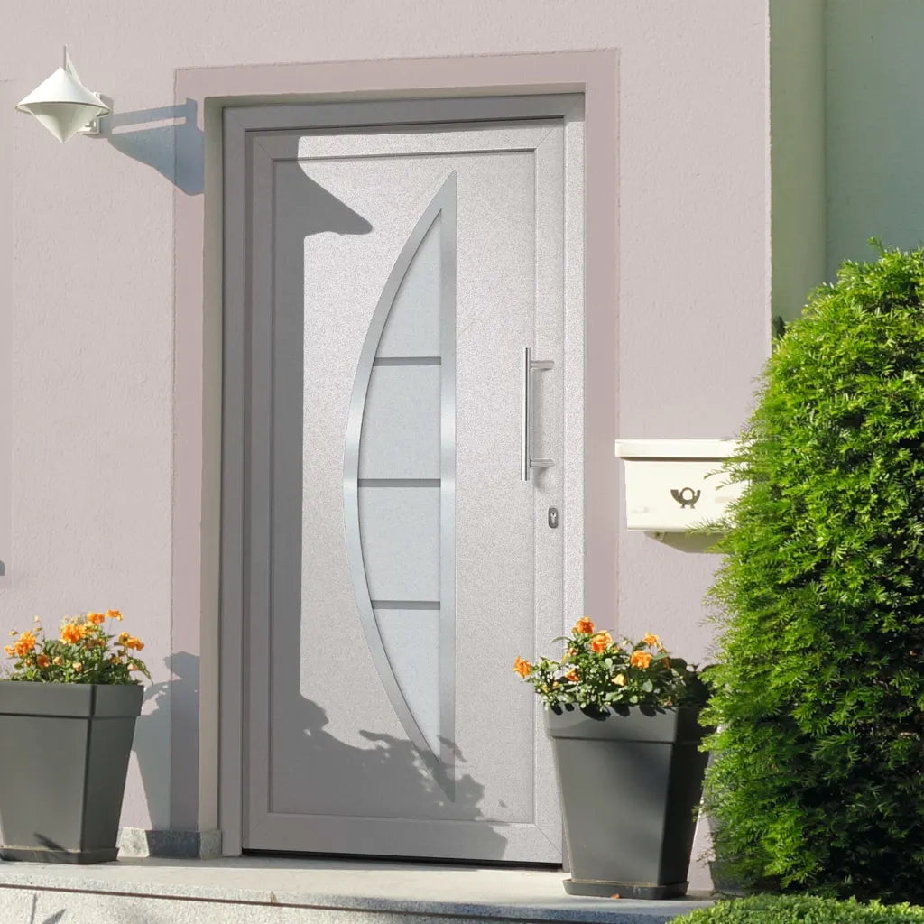 Porta di Ingresso Bianca 108x200 cm 279209