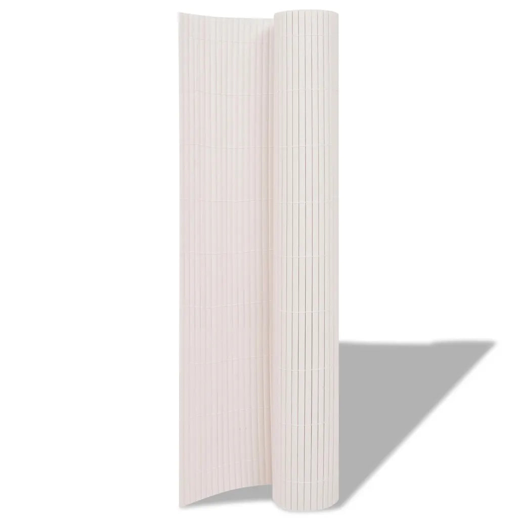 Recinzione per Giardino Bianco 150 x 300 cm PVC 43632
