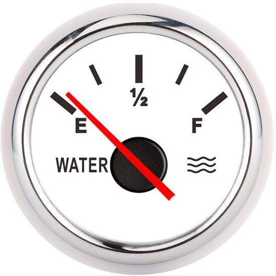 Misuratore di Livello Acquatico in Acciaio Inossidabile - 12V Illuminazione di Fondopiano - Antivibrazione - Installazione Facile - Adatto per Serbatoi d'Acqua - Misuratore di Livello d'Acqua