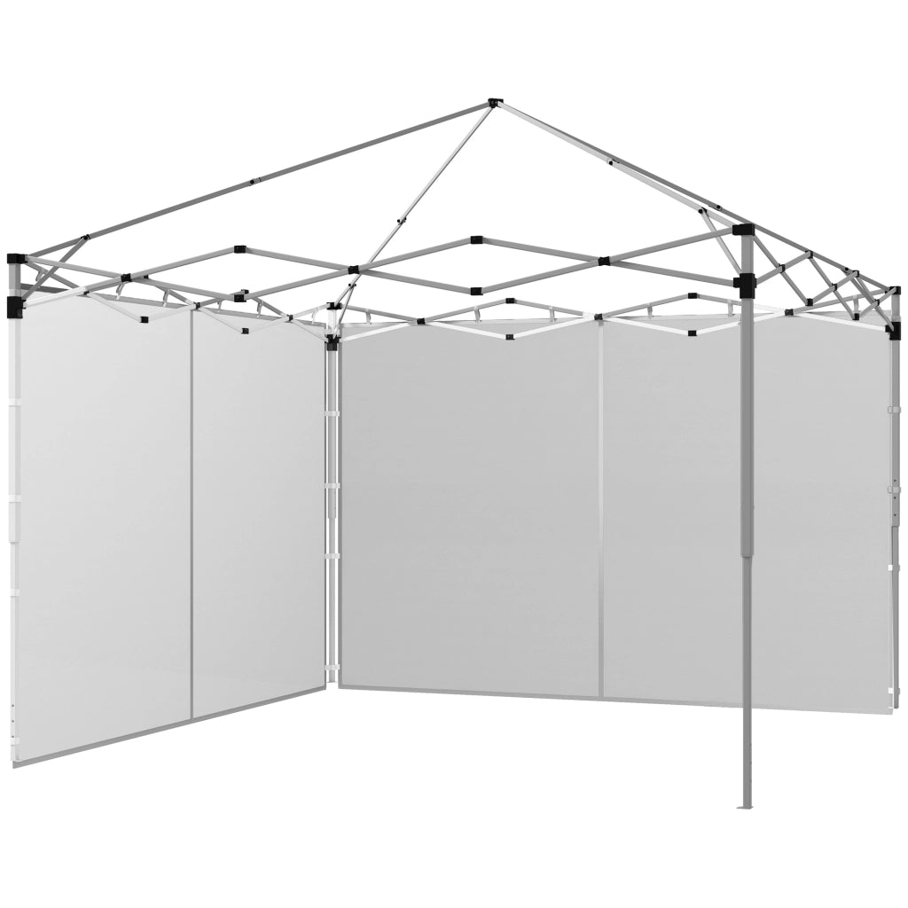 Pannelli laterali per gazebo ¨C Minimal ¨C bianco 2 pezzi