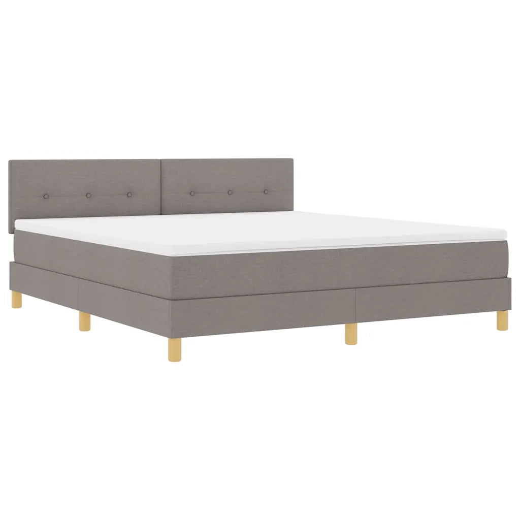 Letto a Sorgente LED con materasso Talpa 180 x 200 cm Tessuto