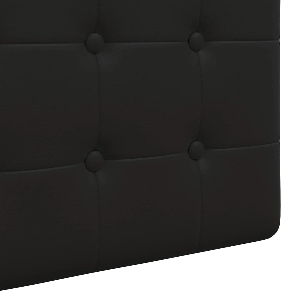 Testiera sospesa Con luce LED Nero Similpelle 3424384