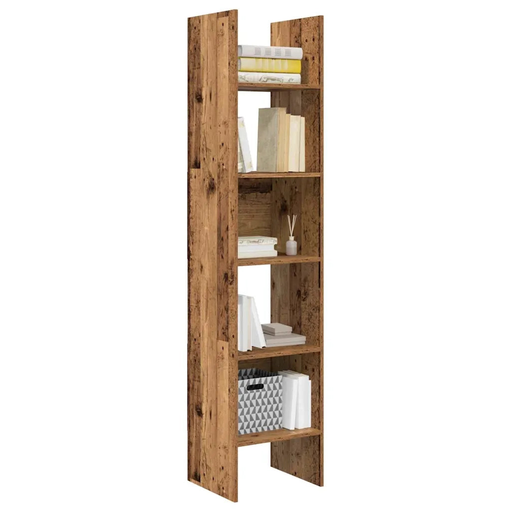 Armadio per Libri Legno vecchio 40 x 35 x 180 cm 875018