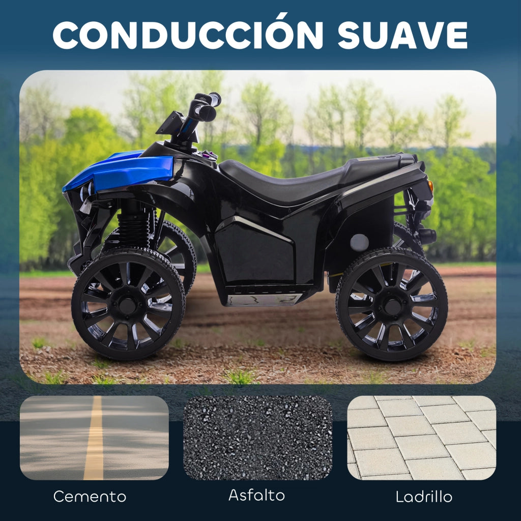 Quad elettrico per bambini 6V ¨C Minimal ¨C 70x42x45 cm blu