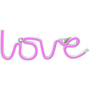 Muitomas Lampada Led Neon Love Type-C Rosa