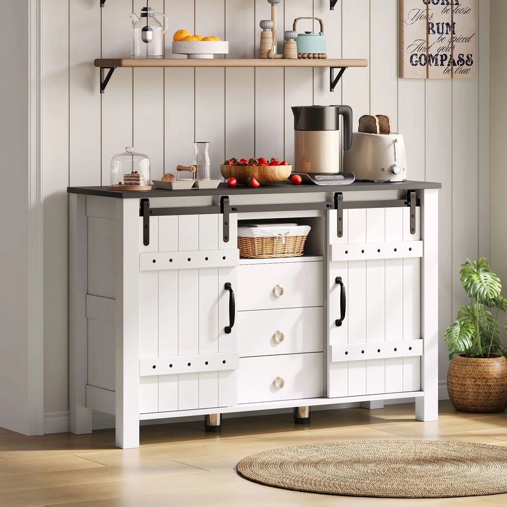 Buffet rustico - Xylo - 3cass scorrevoli 120x40x80cm
