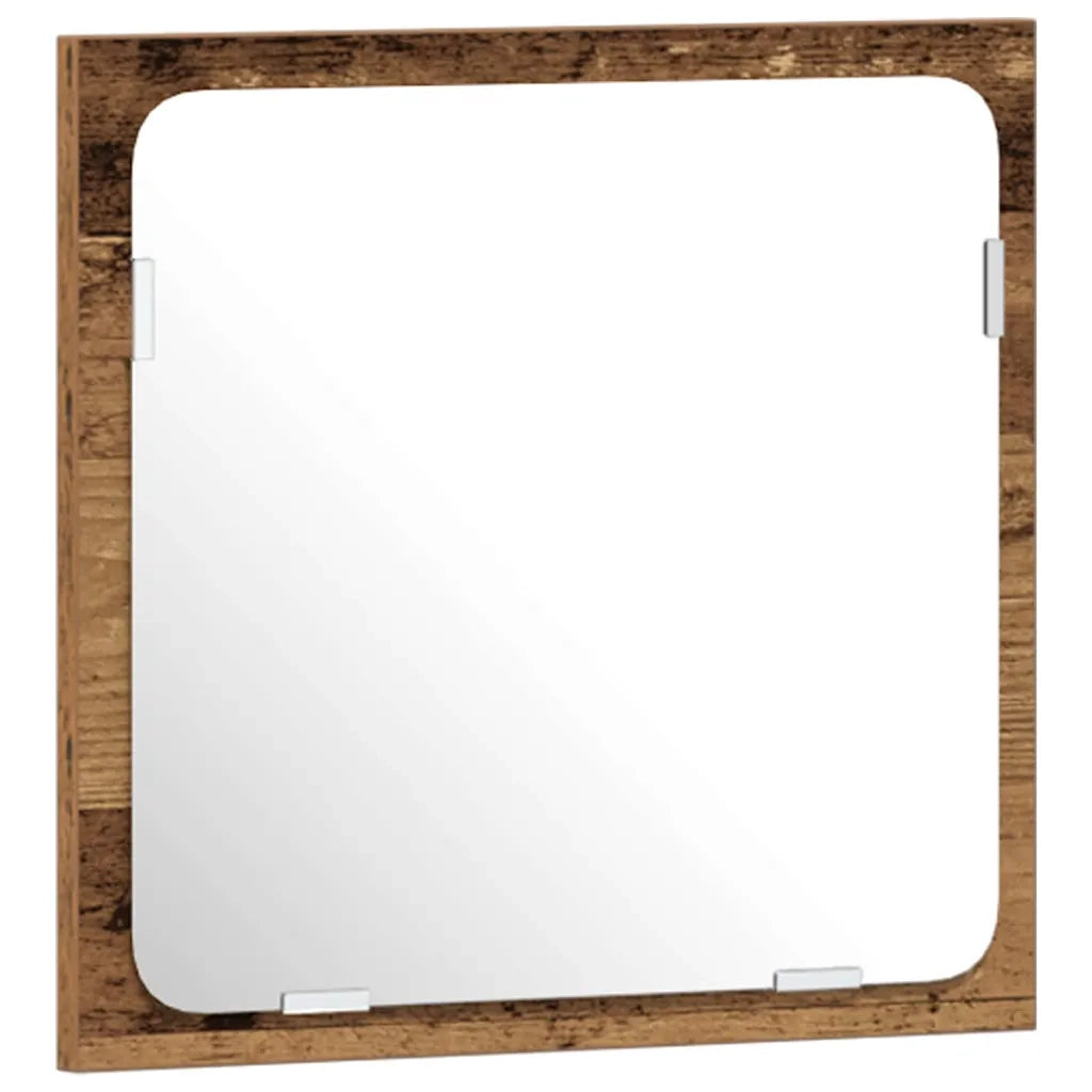 Set di mobili per il bagno con porta 3 pcs Legno vecchio 3332536