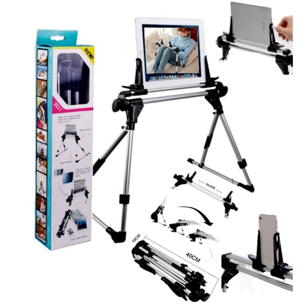 Trade Shop - Stand Supporto Multiuso Regolabile Tavolo Letto Scrivania Ipad Tablet Andorid Pc -