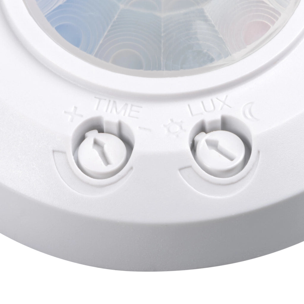 Sensore movimento PIR 360° bianco Kanlux ZONA MINI 37364