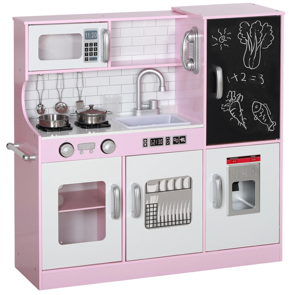 Cucinetta Bambini con Accessori ¨C Zephmum ¨C Rosa 84x27x81 cm
