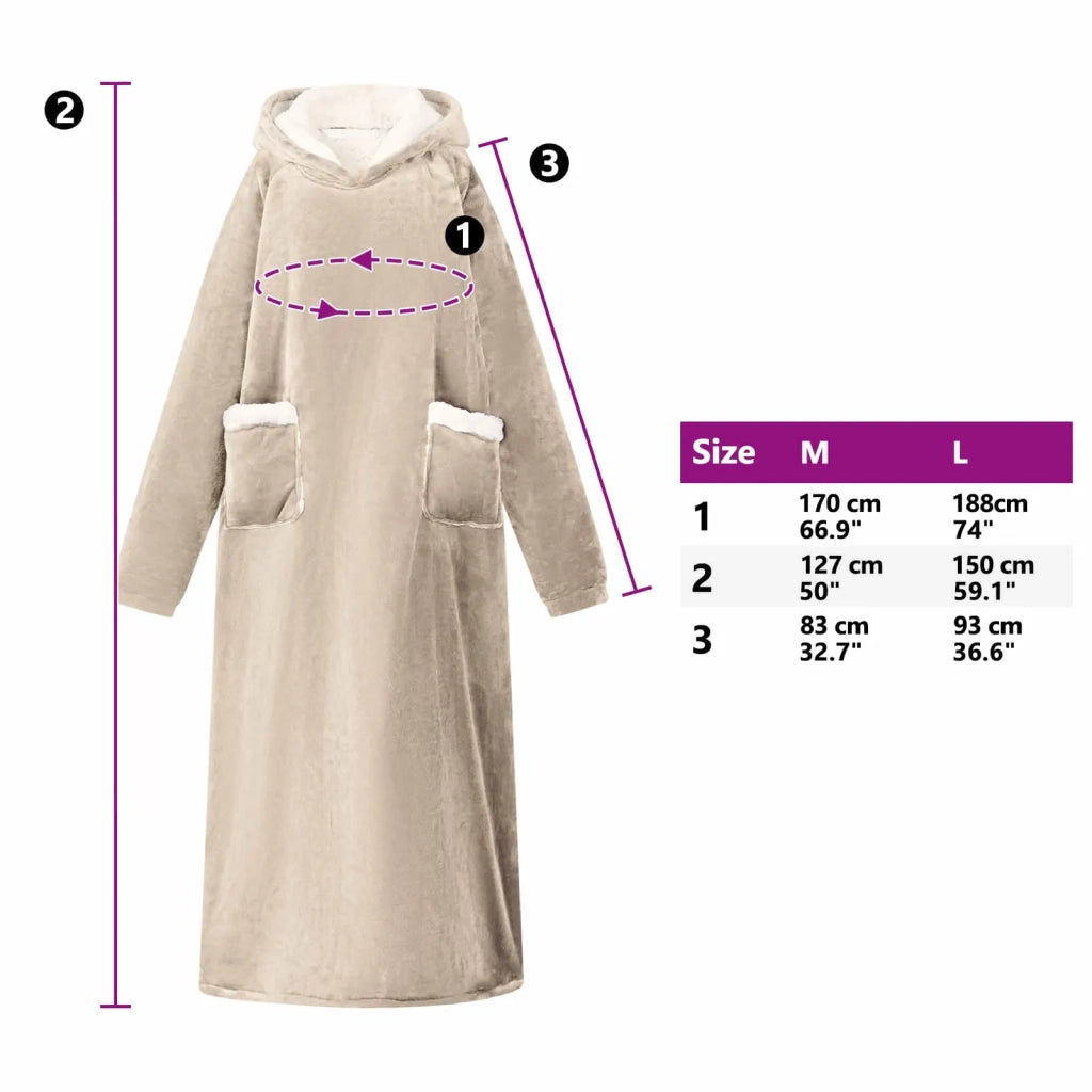 Felpa coperta Beige M Pile e Flanella 42017183