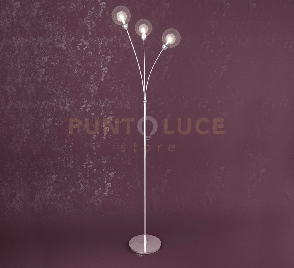 WILLOW PIANTANA 3 LUCI VETRO TRASPARENTE 1098-T3-TR