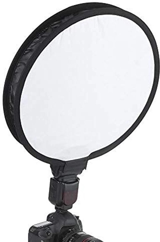 Diffusore Softbox 40 cm - Portatile - Ripiegabile - Ronde - Per Speedlite - Per illuminazione flash per fotocamera