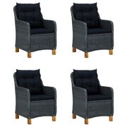 Set Mobili da Pranzo per Giardino 5 pz Grigio Scuro 3068789