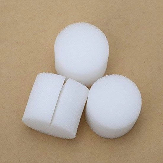 Cultura idraulica a spugna - Coltivazione ortaggi - Crescita rapida delle piante - 32mm - Coltivazione senza terra - Adatto per uso interno ed esterno - Bianco