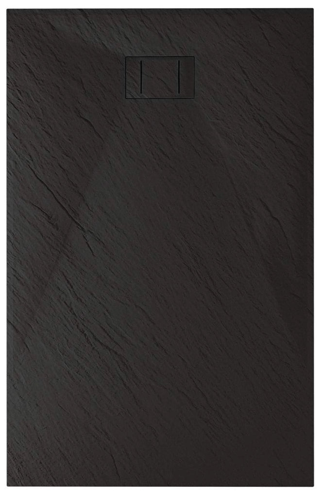Piatto Doccia 90x140 cm Effetto Pietra Stone Grigio Antracite