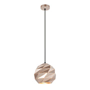 Italux Palermo lampada a sospensione nero oro E27 21,5cm