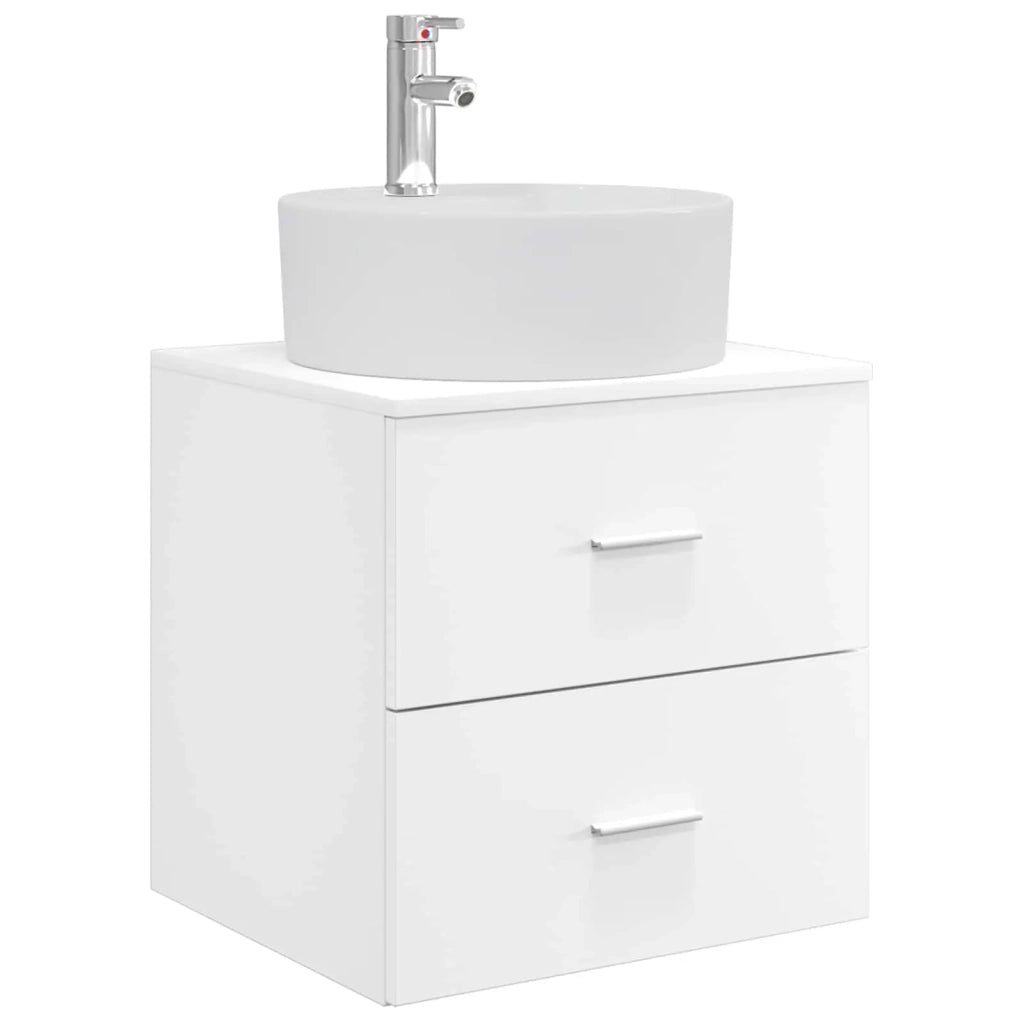 Set di mobili per il bagno 5 pz Bianco 3406887
