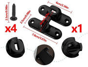 Vergrendelslot per schuifpattino con viti e design moderno