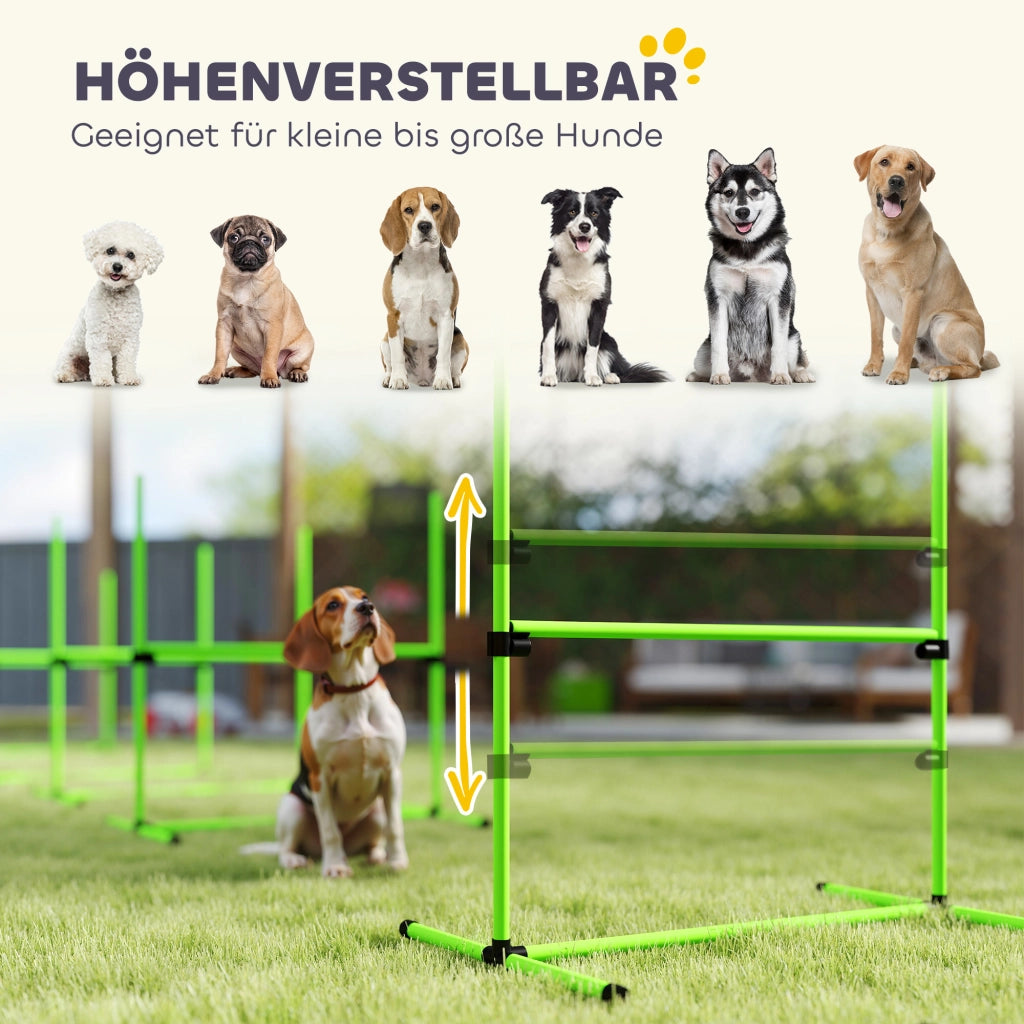 Set Agility per Cani ¨C Minimal ¨C Verde 99x65x94 cm