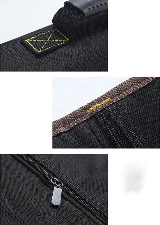 Tas per Gli Elettricisti e Meccanici Portatile in Canapa - Resistentissimo e Duro UH01 Nero Tas per Gli Strumenti