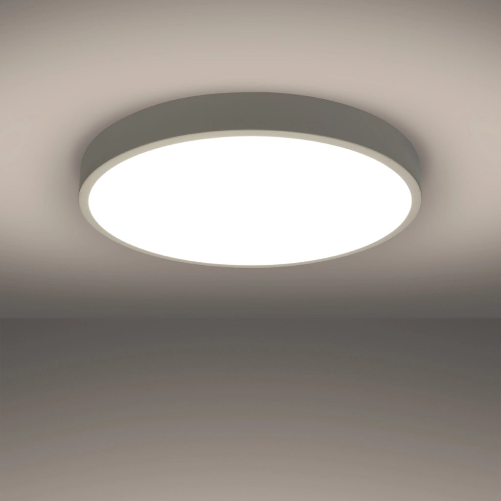 Lampada da soffitto a LED Onyx Deep Space 65W 5177lm 3000K Alluminio bianco