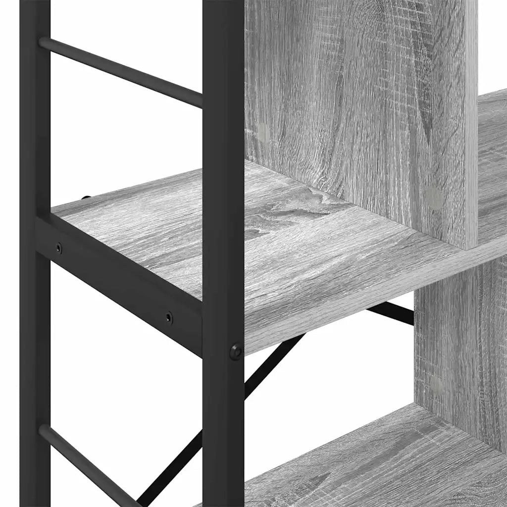 Libreria Grigio Sonoma 75 x 30 x 91 cm Legno multistrato 883973