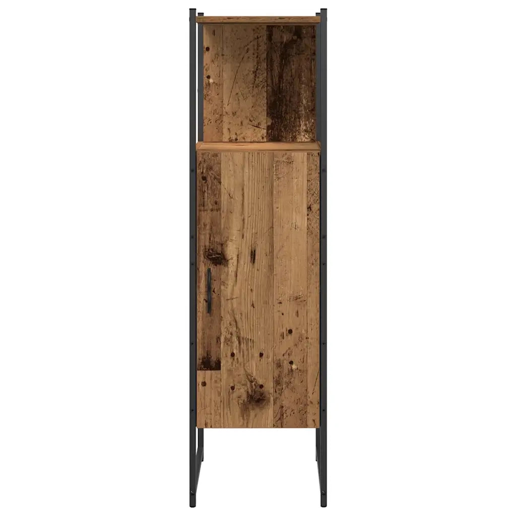 Set di mobili per il Bagno | Armadio da bagno 4 pz Marrone 33 x 33 x 185.5 cm