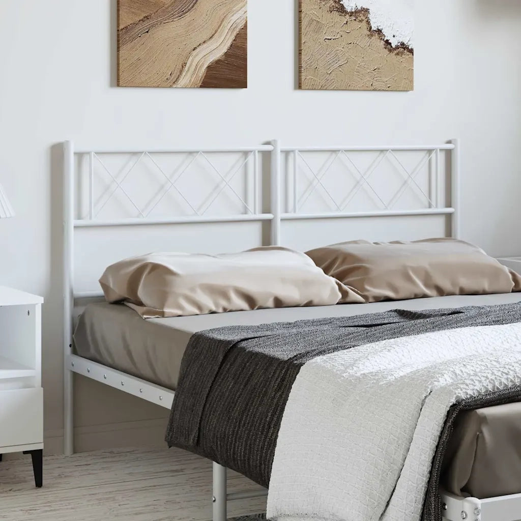 Testiera di Ricambio in Metallo Bianco 150 cm 372360