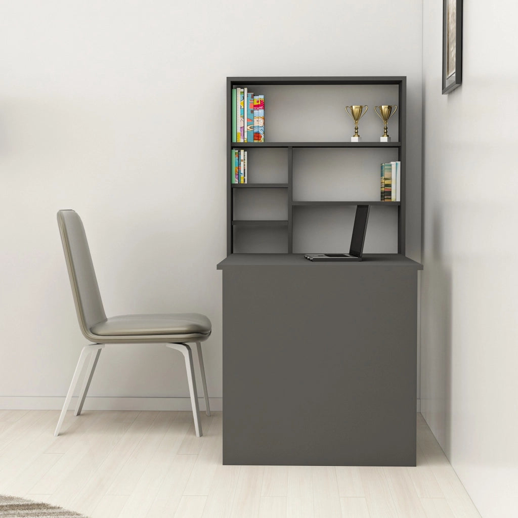 Veglio, Scrivania 5 Ripiani, 59x90x74h cm Nero Antracite