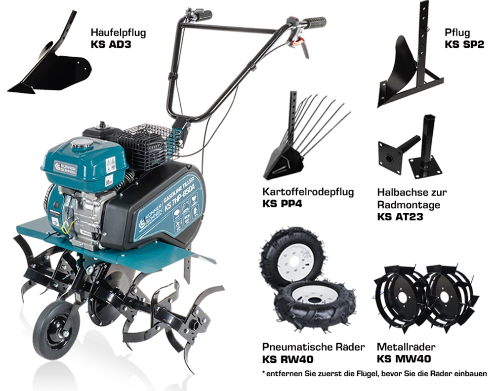 Motozappa a benzina KS 7HP-850A
