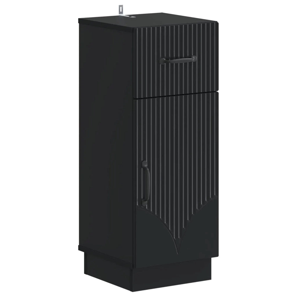 Set di Armadi da Bagno da 2 Pezzi HOORN Nero 3418036